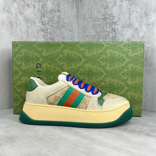 Gucci Screener Double "Beige-Green Monogram"