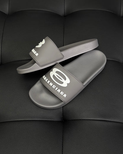 Balenciaga Pool Slides "Grey"