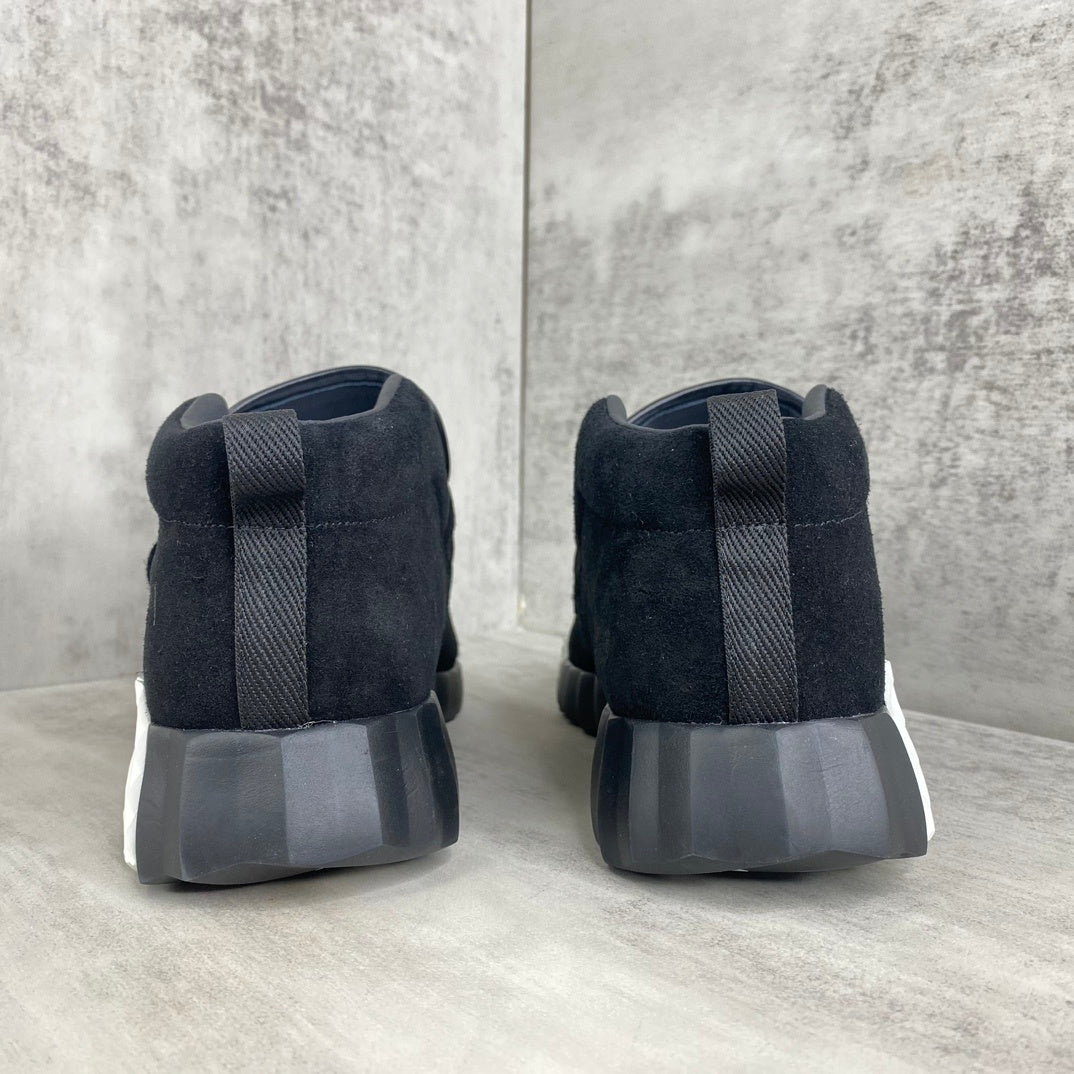 Hermes H "Black Suede"