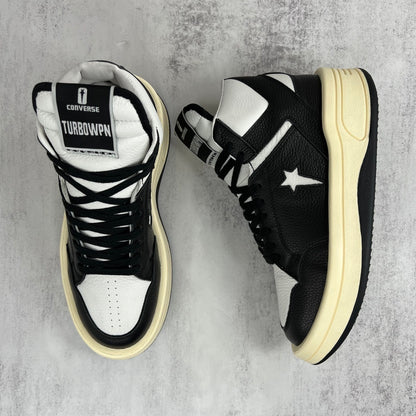 Rick Owens x Converse TURBOWPN High "Black-White"