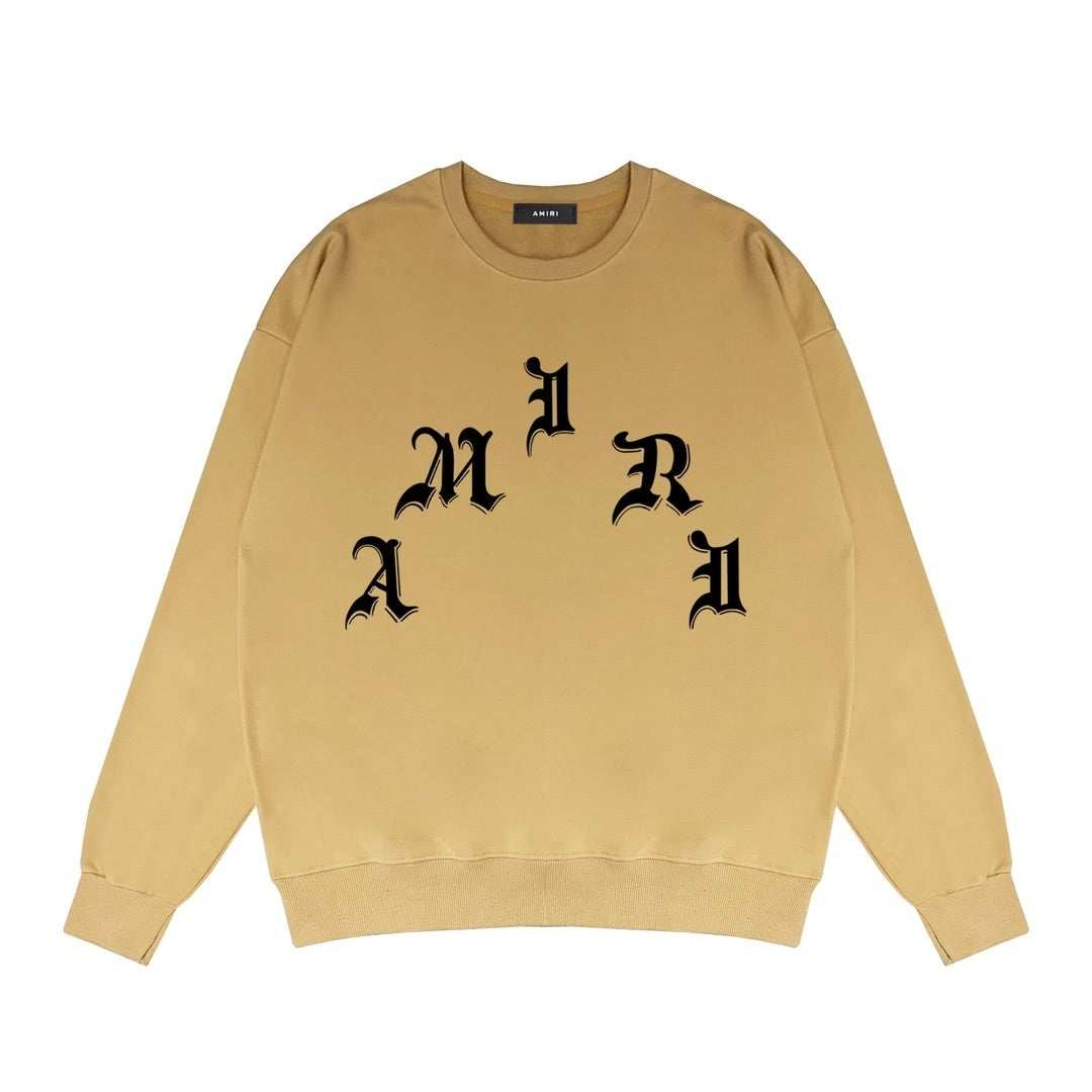 Amiri x Wes Lang x Logo Crew Sweatshirt "Sand-Black"