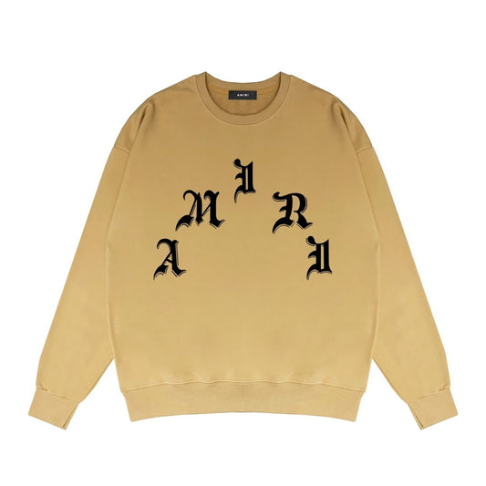 Amiri x Wes Lang x Logo Crew Sweatshirt "Sand-Black"