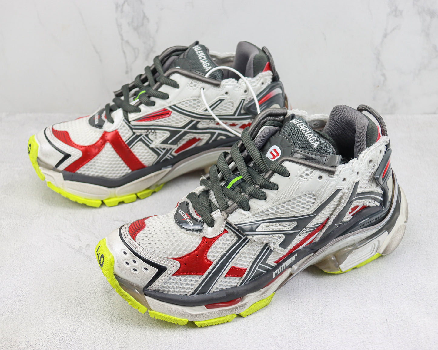 Balenciaga Runner "Black-White-Red Neon-Yellow"