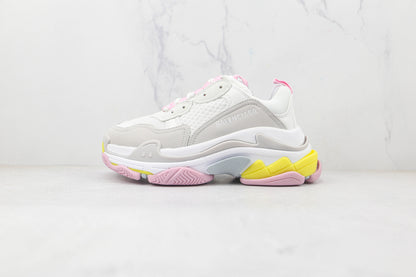 Balenciaga Triple S "Grey-Pink-Yellow"