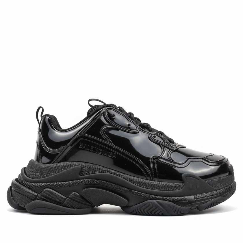 Balenciaga Triple S "Black Patent"