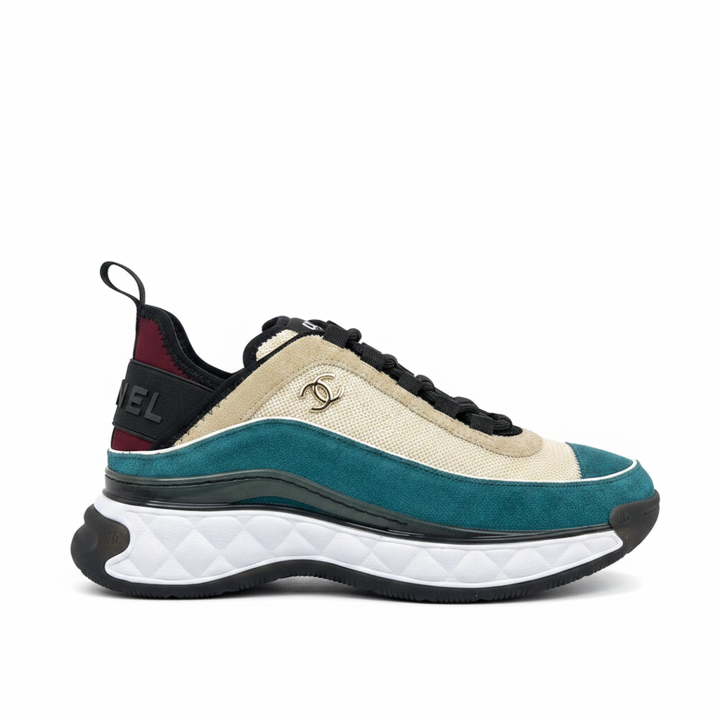 Chanel 22B "Beige-Red-Teal"
