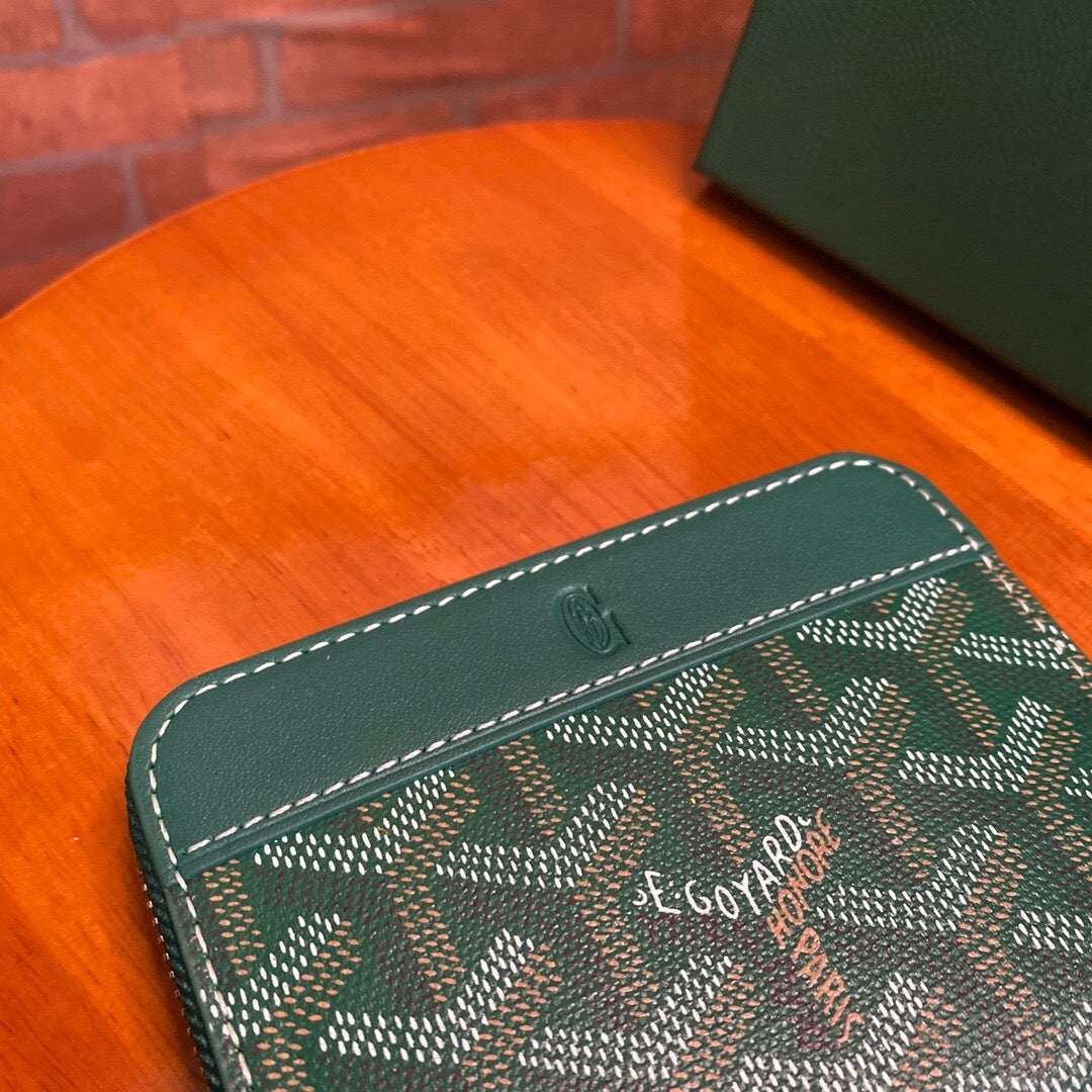 Goyard Matignon PM Wallet "Green"