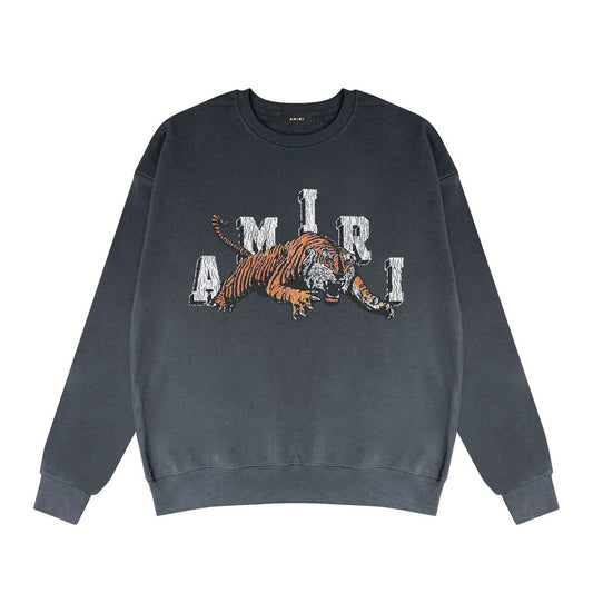 Amiri Vintage Tiger Sweatshirt "Grey"