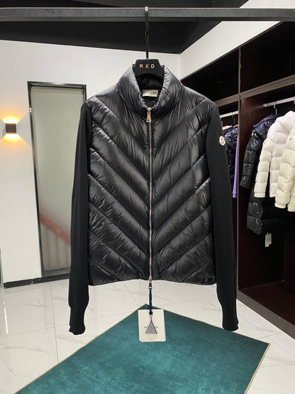 Moncler Hybrid Down Top "Black"
