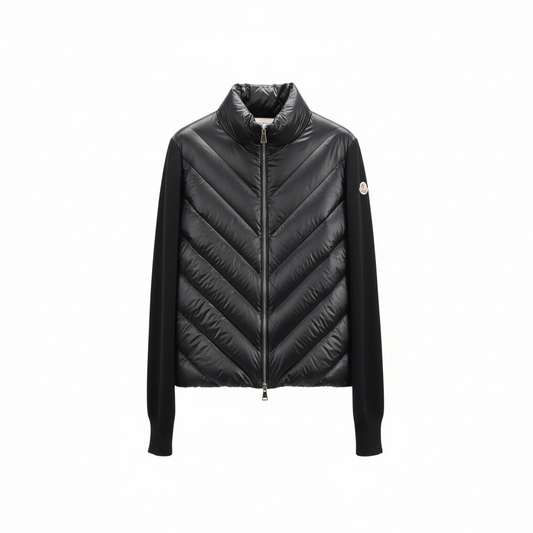 Moncler Hybrid Down Top "Black"