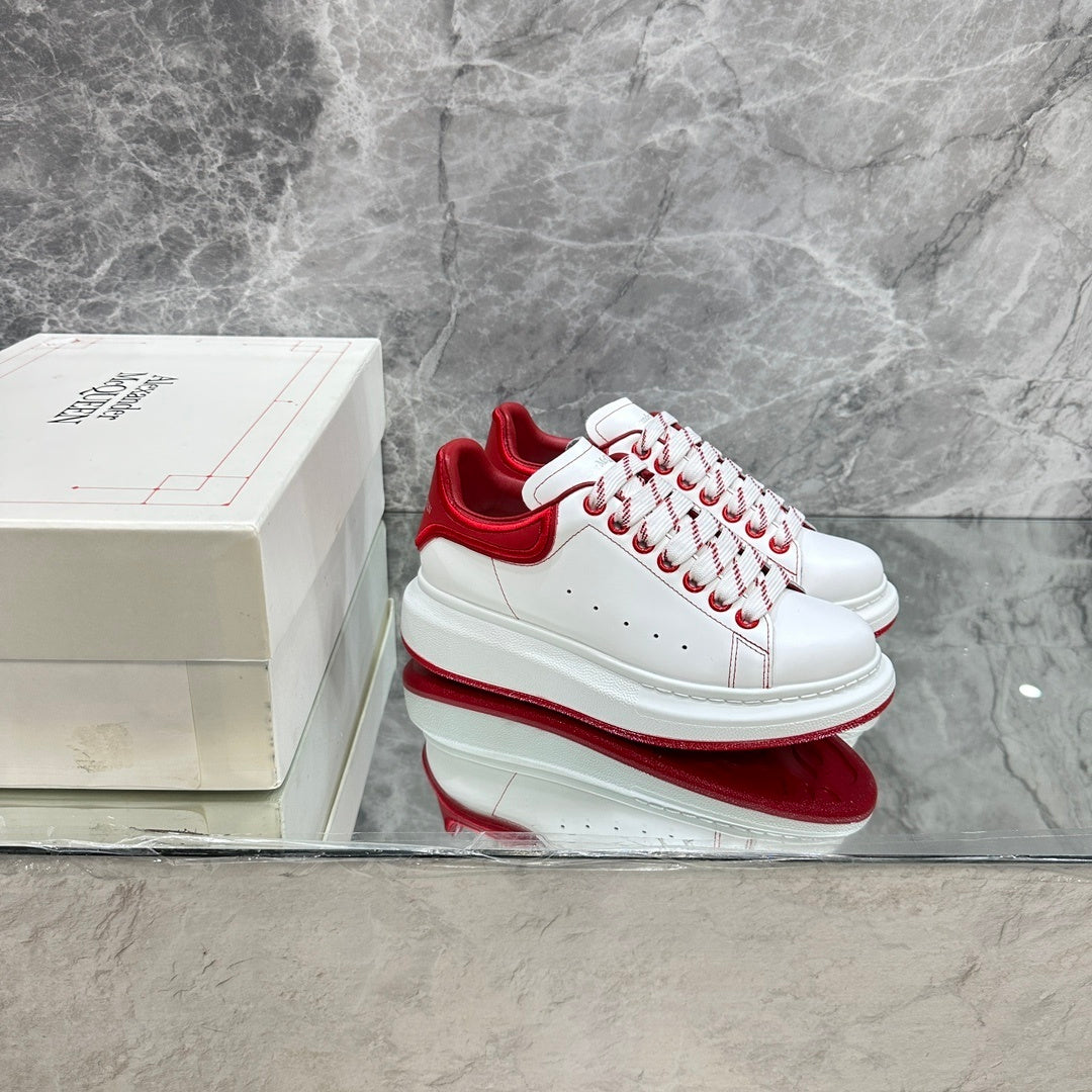 Alexander McQueen Oversized "White-Red Outline"