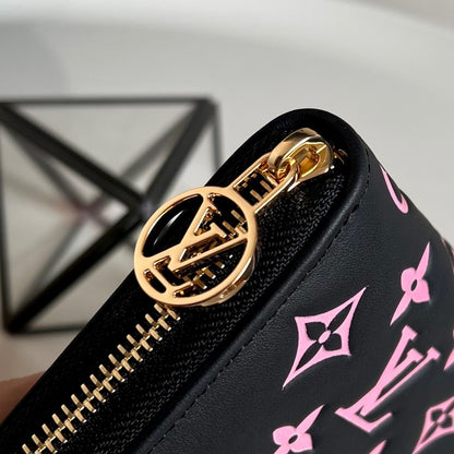 Louis Vuitton Zippy Wallet "Monogram Embossed Leather"