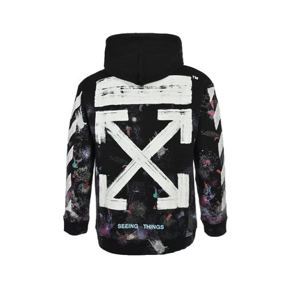 Off-White Galaxy Brushed Hoodie "Black"