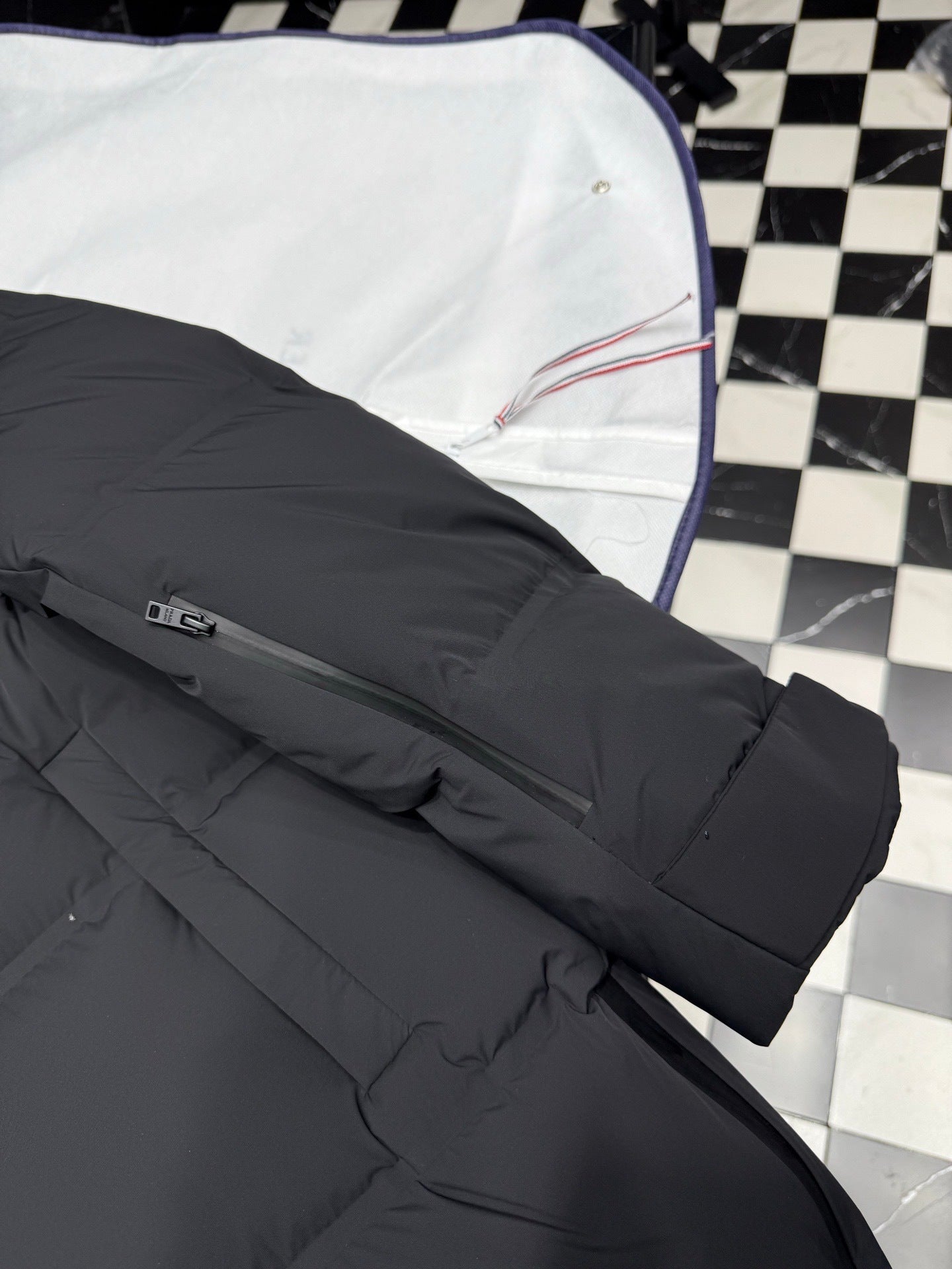 Prada Re-Nylon Down Jacket "Black"