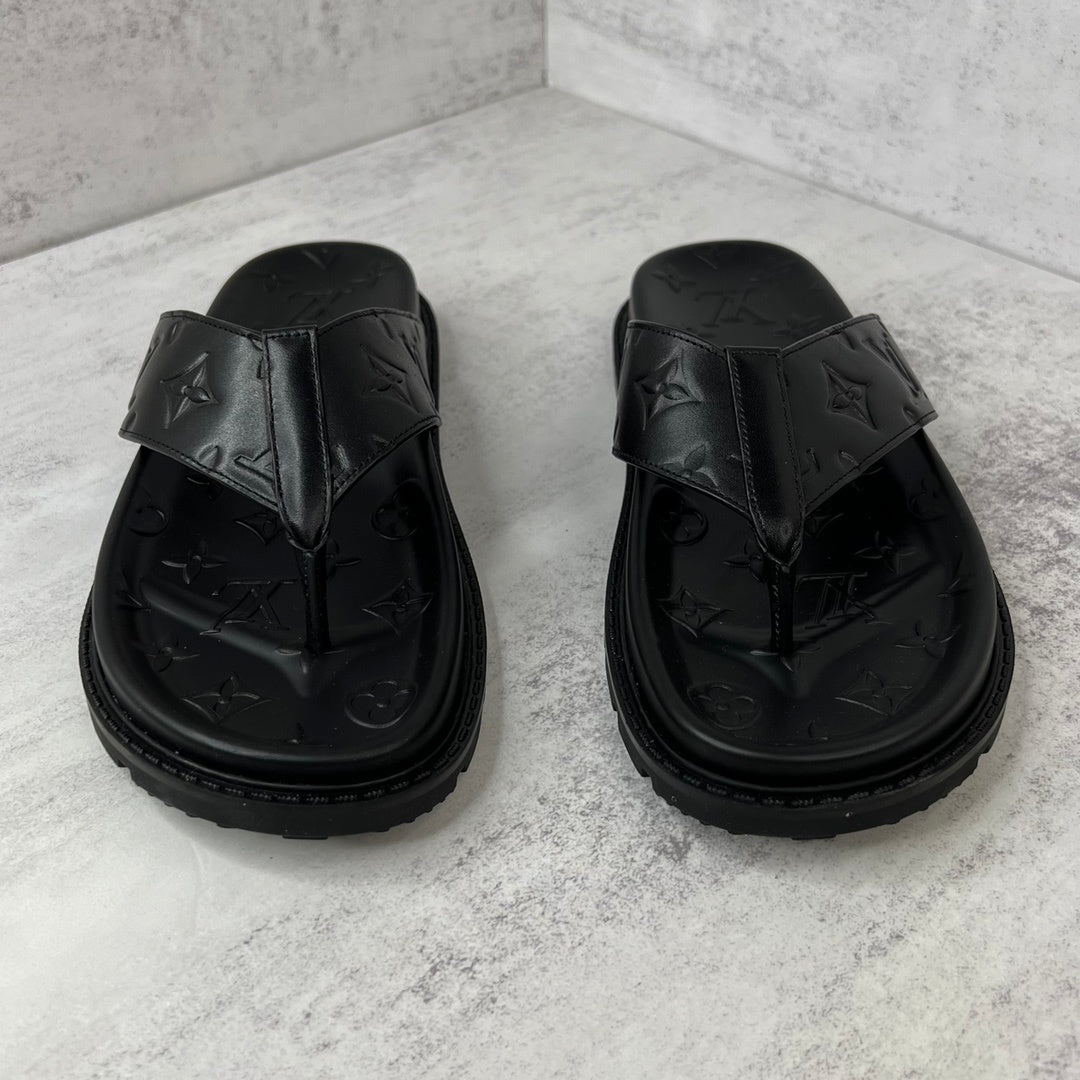 Louis Vuitton Flip-Flops "Black"