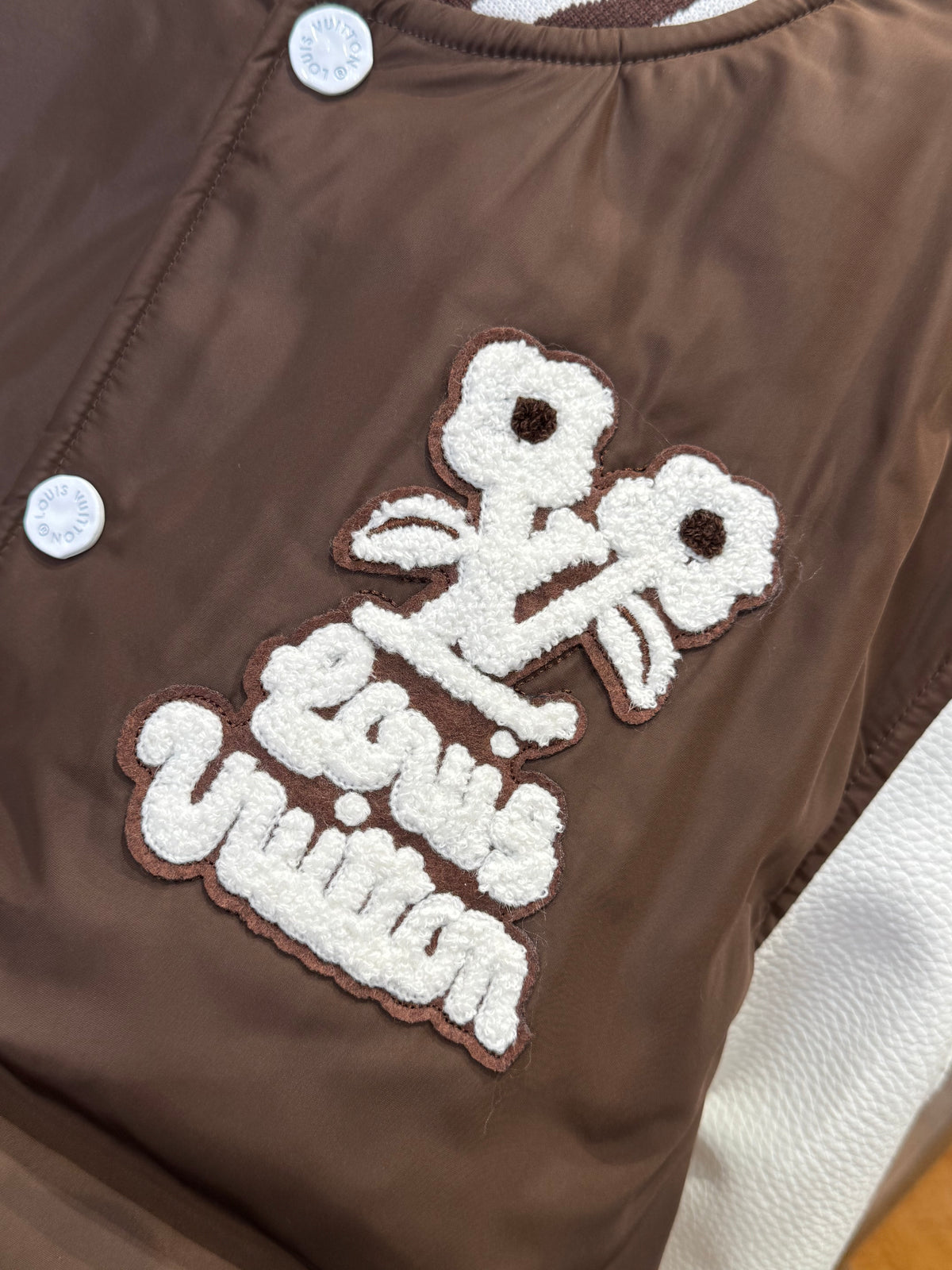 Louis Vuitton by Tyler, the Creator Embroidered Varsity Jacket "Brown"