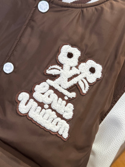 Louis Vuitton by Tyler, the Creator Embroidered Varsity Jacket "Brown"