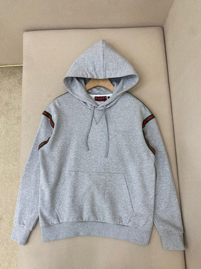 Gucci Cotton Jersey Hoodie "Grey"