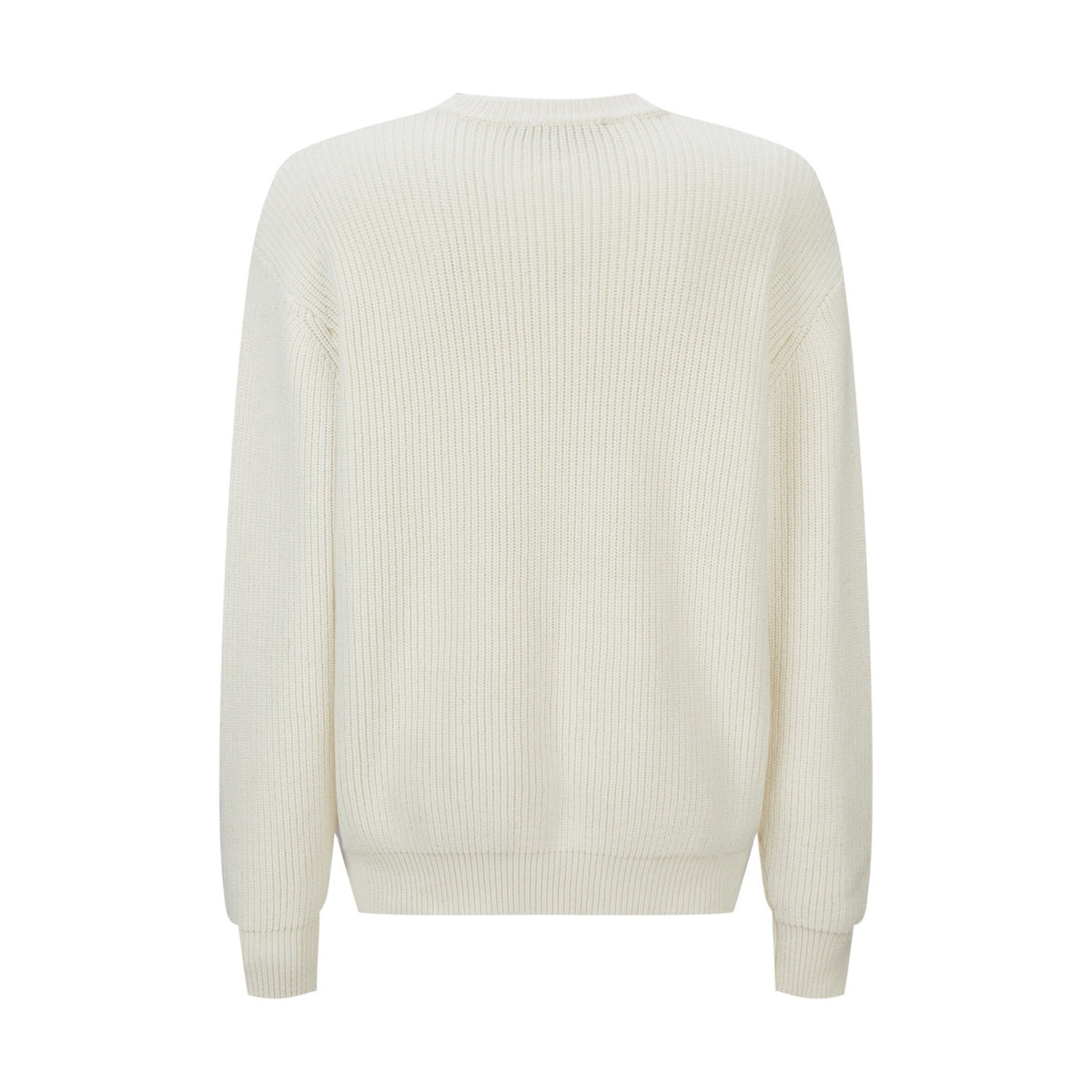 Louis Vuitton Embroidered Signature Cashmere Crewneck "Milky White"