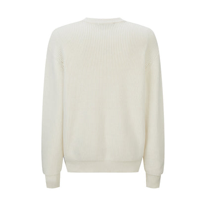 Louis Vuitton Embroidered Signature Cashmere Crewneck "Milky White"