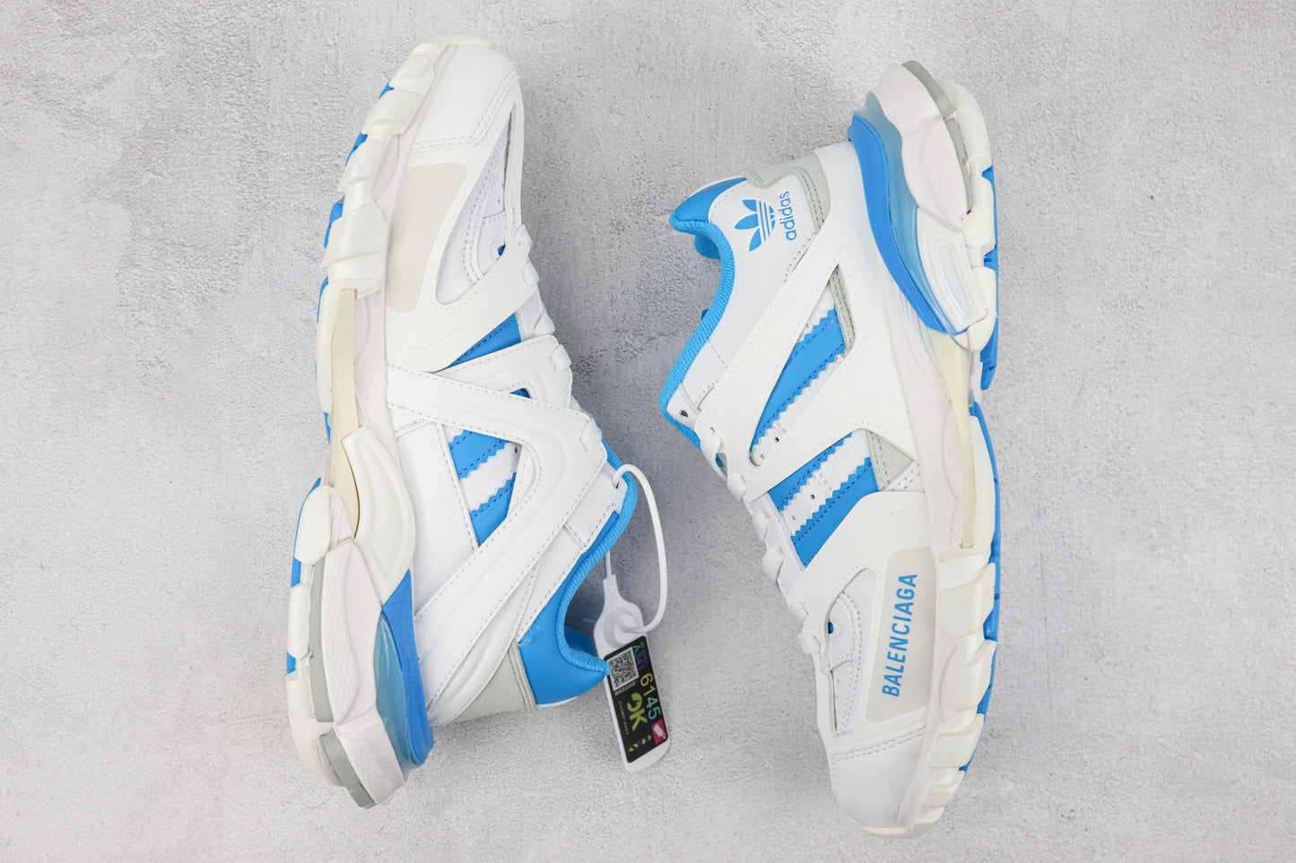 Balenciaga x Adidas Track "White-Light Blue"