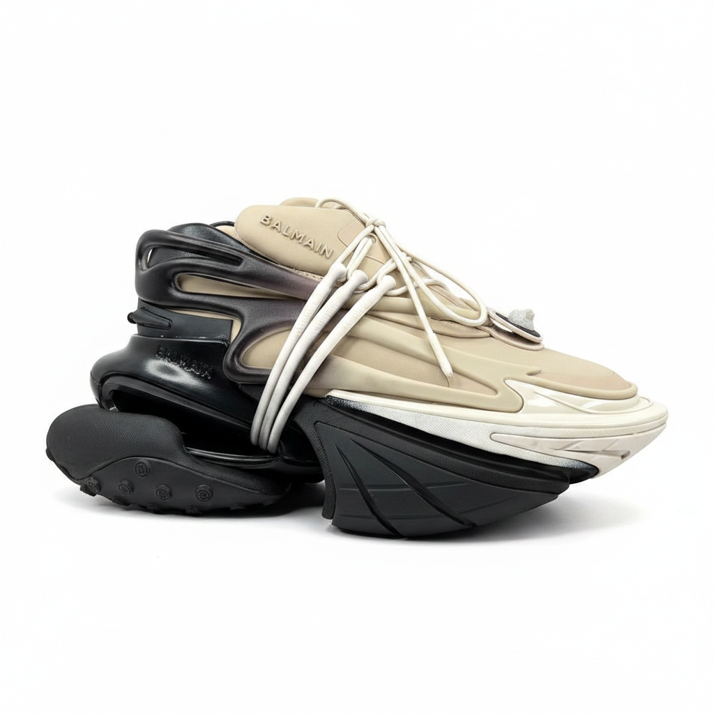 Balmain Unicorn "Beige-Black Gradient"