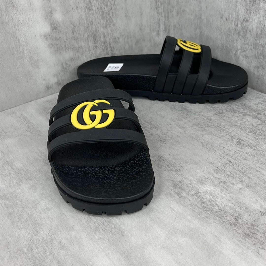 Gucci Slides "Black-Yellow"