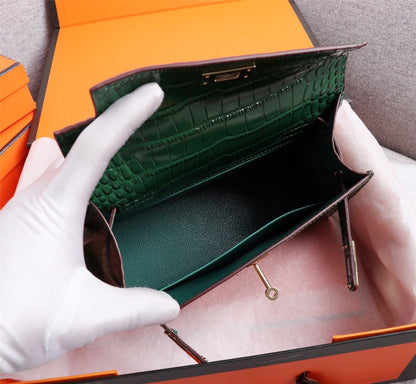 Hermès Aligator Leather Mini Kelly 20