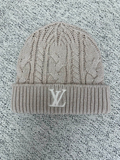 Louis Vuitton Only LV Mini Cable  Beanie "Grey"