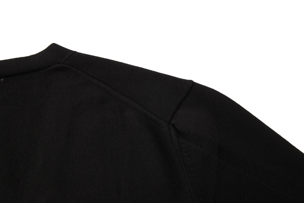 Givenchy Couture Seam Cardigan in Knit with Givenchy Paris "Black"