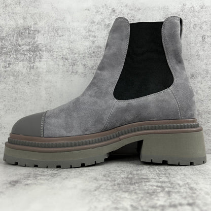 Chanel Chelsea Boots "Grey-Black"