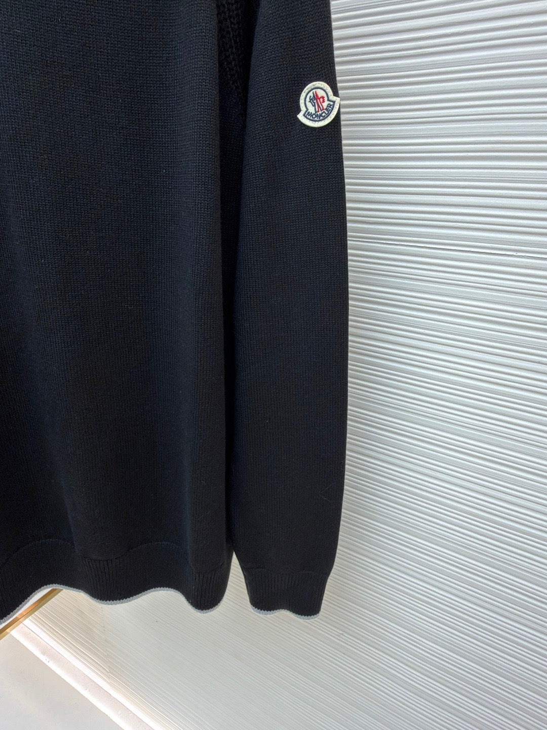 Moncler Alpaca & Wool Blend Turtleneck Sweater "Black"