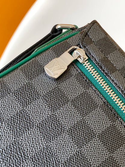 Louis Vuitton District Messenger Bag "Damier Graphite Canvas"