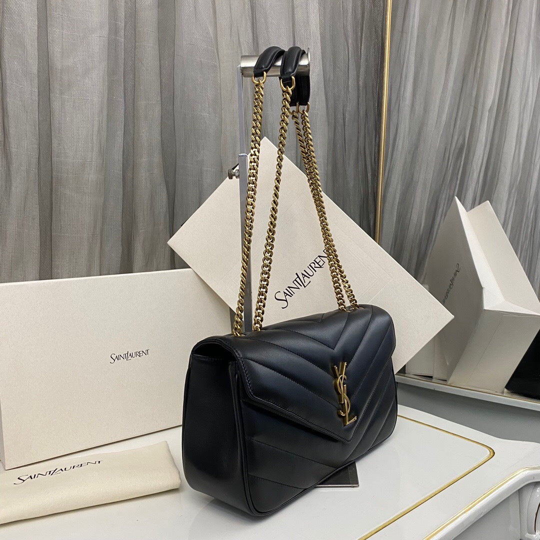 Saint Laurent Loulou Small Bag in Matelasse Lambskin