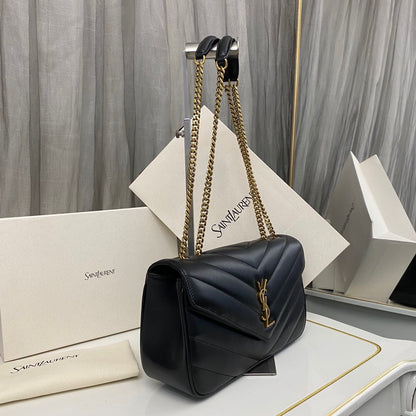 Saint Laurent Loulou Small Bag in Matelasse Lambskin