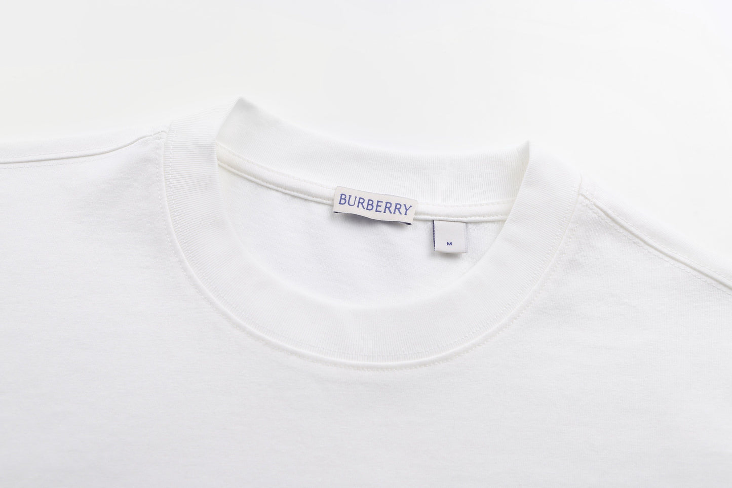 Burberry Gothic Logo Cotton T-Shirt "White"