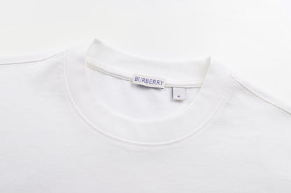Burberry Gothic Logo Cotton T-Shirt "White"