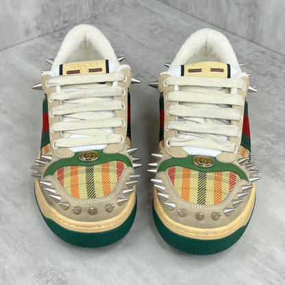 Gucci Screener "Beige-Green Spikes"