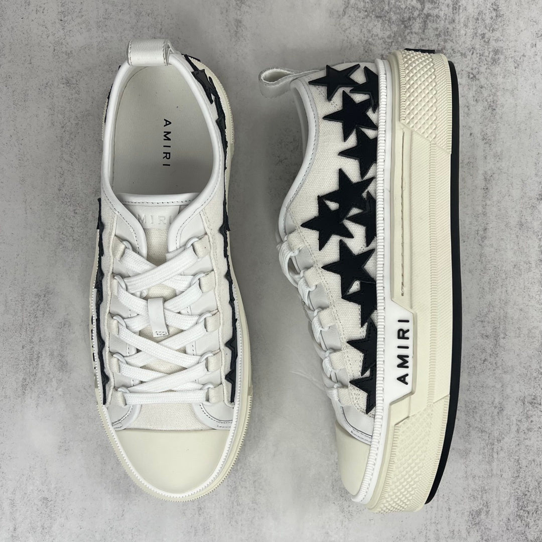 Amiri Court Low "White-Black Stars"