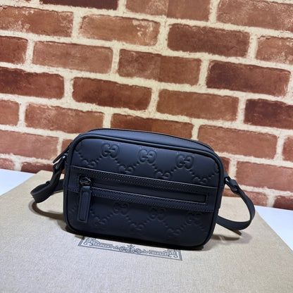 Gucci Rubber Effect Monogram GG Crossbody Bag