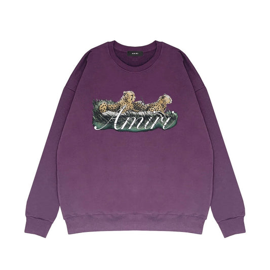 Amiri Cheeatah Sweatshirt "Purple"