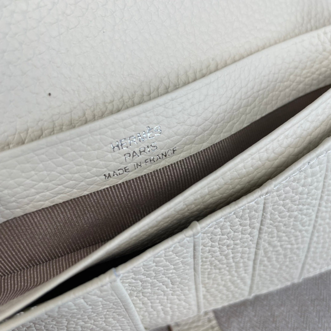 Hermes Bearn Wallet "White"