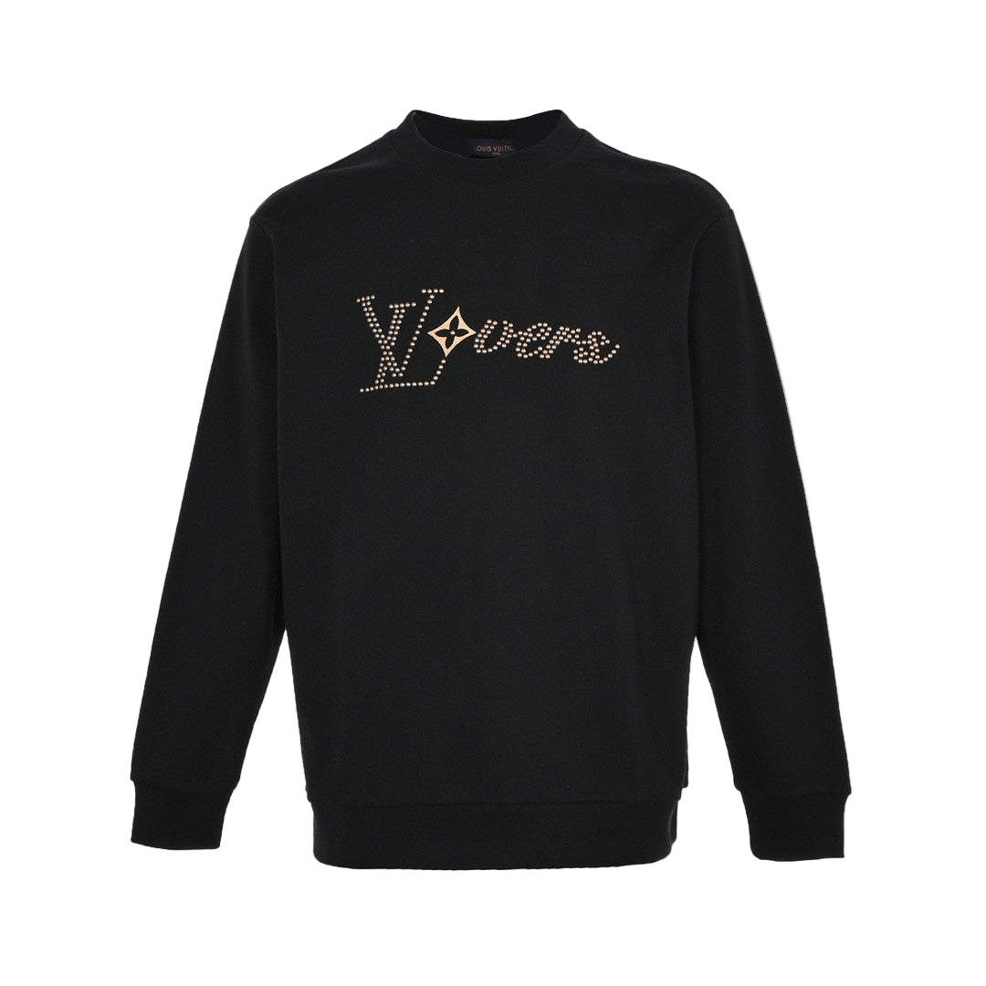 Louis Vuitton Signature-Studs Sweatshirt "Black"