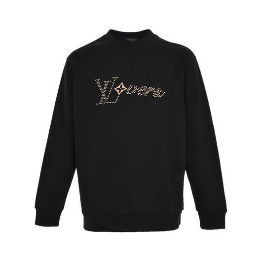 Louis Vuitton Signature-Studs Sweatshirt "Black"