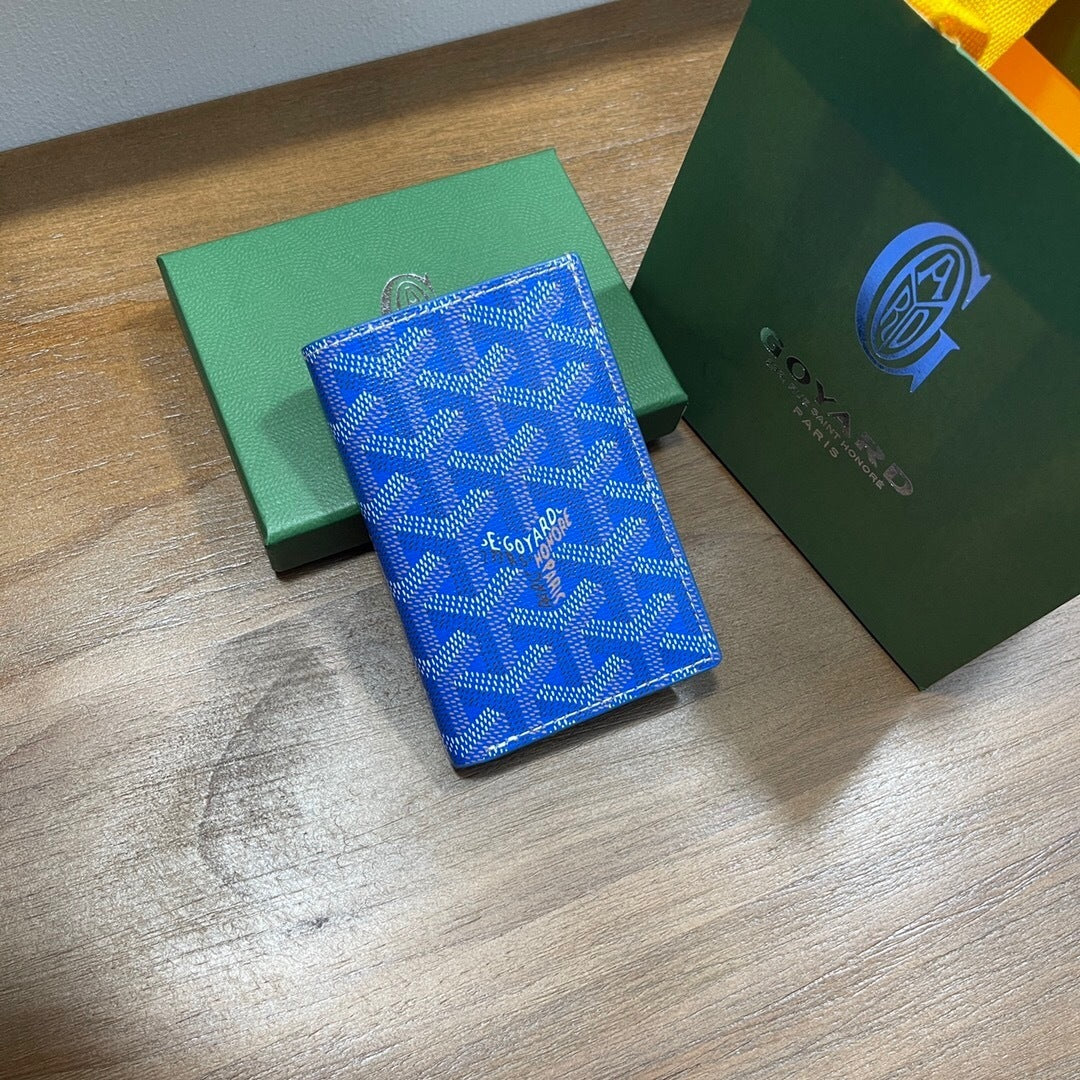 Goyard Saint-Pierre Card Wallet "Sky Blue"