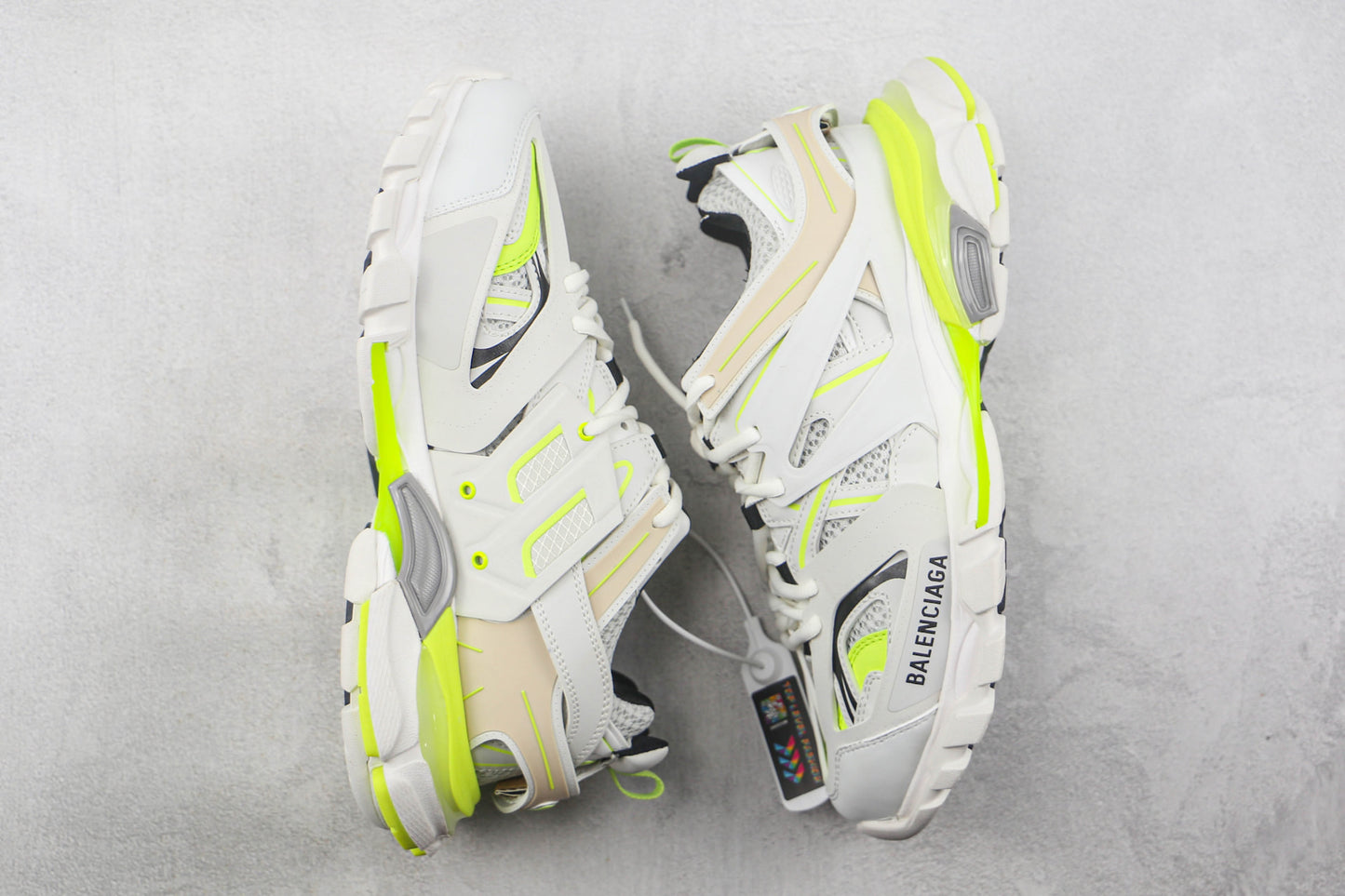 Balenciaga Track "Light Beige-Fluo Yellow"