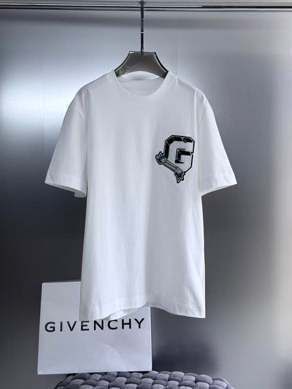 Givenchy College Cotton T-Shirt "White"