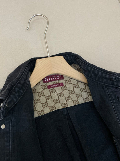 Gucci Washed Cotton Denim Shirt