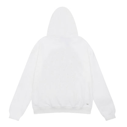 Amiri Core Logo Print Hoodie "White-Black"