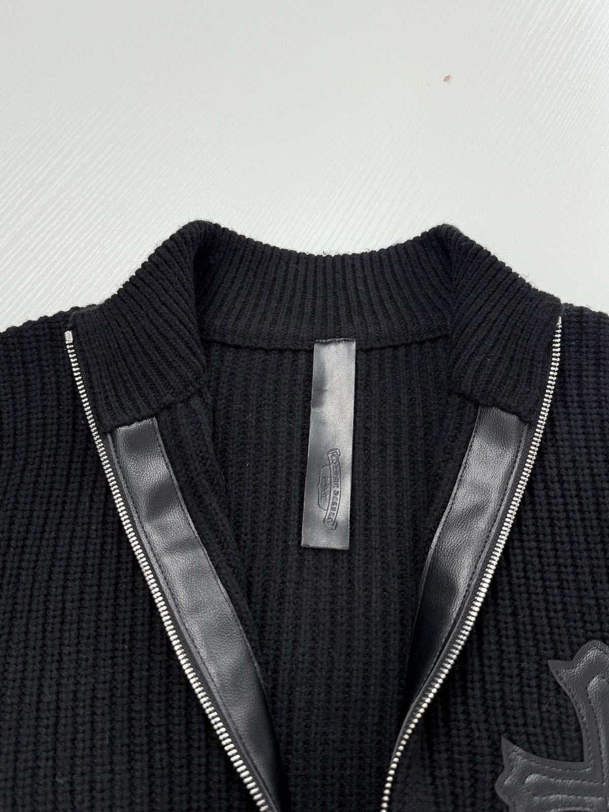 Chrome Hearts Large Cross Cashmere Knit "Black"